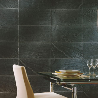 Colorker Pizarra Negro Black Rectified Porcelain Wall & Floor Tiles (595x295mm)