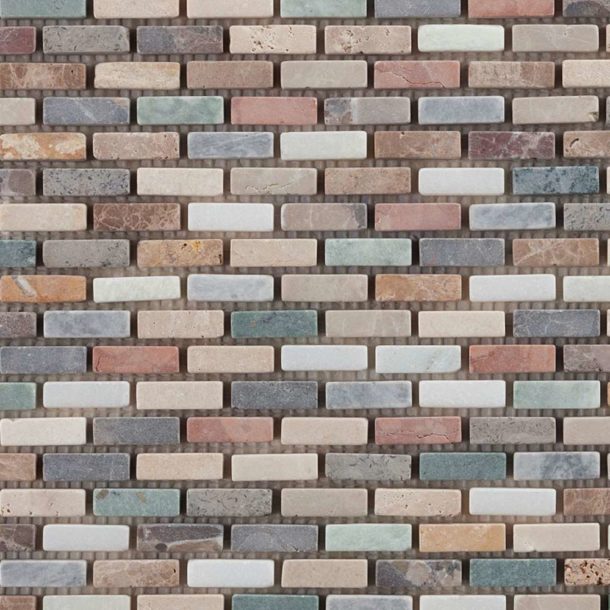 Harlequin Brick Mosaic Floor and Wall Tiles 305 x 305 x 10