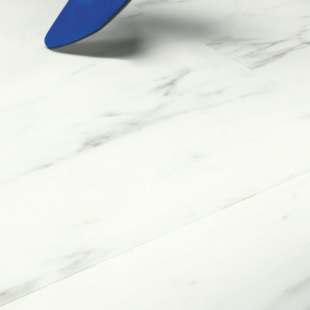 Quick-Step Alpha Oro Marble Carrara White AVSTU40136 Rigid Vinyl Floor Tiles  610.0 x 303.0 x 5 mm