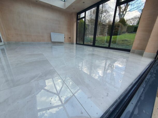 Armani Blanco Polished Porcelain Floor Tiles 600mm x 600mm
