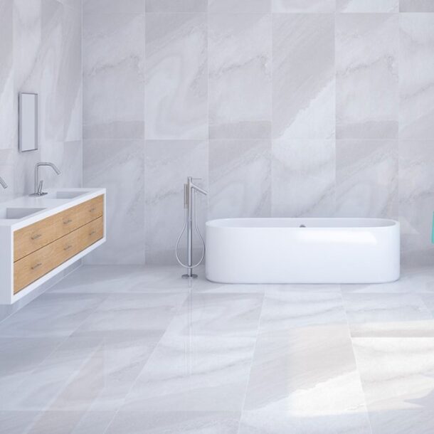 Dazzle Blanco 600mm x 600mm Glazed Porcelain Floor Tiles