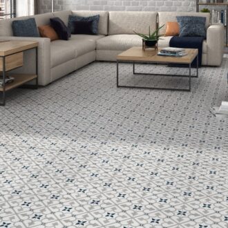 Brighton 45 x 45 Grey Matt Porcelain Floor Tiles