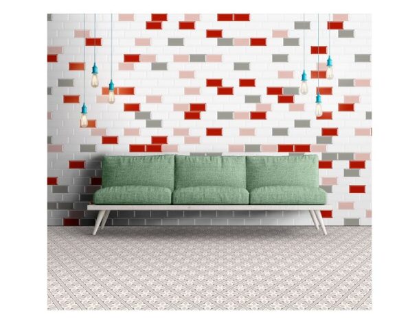 Metrotile 10×20 Sage Gloss Bevelled Metro Wall Tiles