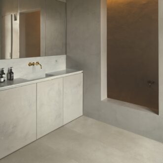 Quick-Step Alpha Illume Sandstone Concrete AVMTU40275 Rigid Vinyl Floor Tiles 856 x 428 x 6 mm