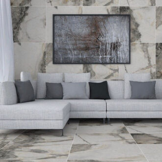 Dimore Grey Matt 600mm x 600mm Porcelain Floor Tiles