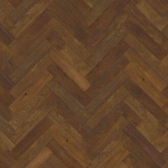 Artisan Herringbone Chestnut Brushed UV Lacquered Engineered Wood Flooring 14mm