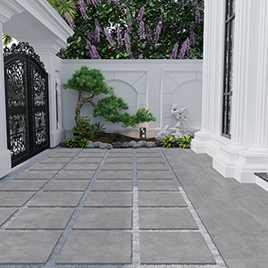 Ark Silver Matt Outdoor Porcelain tiles 60cm x 60cm x 2cm R11