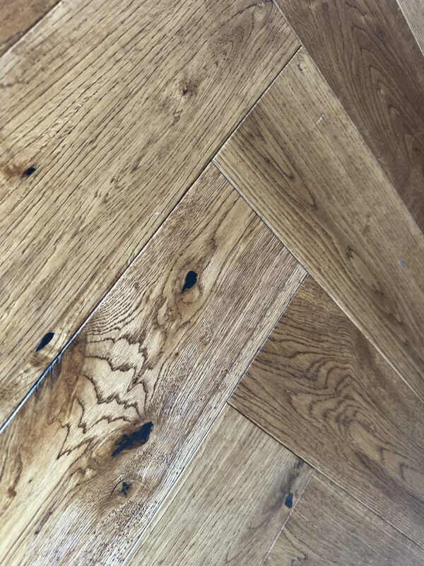 heritage oak herringbone flooring Artisan Heritage Oak Brushed UV Lacquered Herringbone 14/3x125x600mm Engineered Wood Flooring